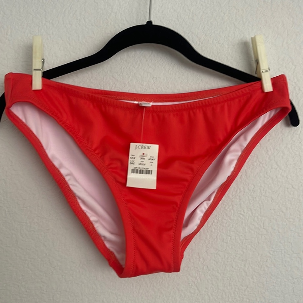 J. Crew Red Bikini Bottoms